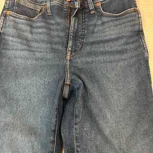 Madewell Curvy High-Rise Straight-Leg Jeans, Size 28